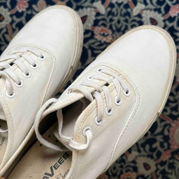 Sea Vees Whiite Canvas Sneakers for J.Crew size 7.5 - Picture 3 of 7